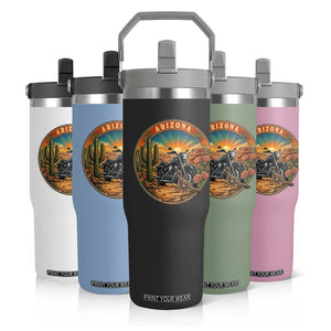 Arizona Pride Flip Straw Tumbler Adventure Scenic Journey Southwest USA TS12 Print Your Wear