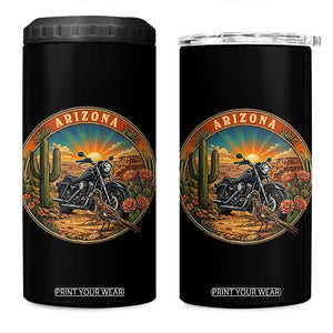 Arizona Pride 4 in 1 Can Cooler Tumbler Adventure Scenic Journey Southwest USA TS12 One Size: 16 oz Black Print Your Wear