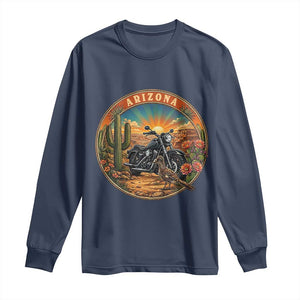 Arizona Pride Long Sleeve Shirt Adventure Scenic Journey Southwest USA TS12 Navy Print Your Wear