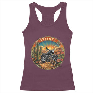 Arizona Pride Racerback Tank Top Adventure Scenic Journey Southwest USA TS12 Maroon Print Your Wear