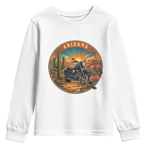 Arizona Pride Youth Sweatshirt Adventure Scenic Journey Southwest USA TS12 White Print Your Wear