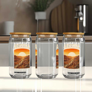 Arizona Souvenir Grand Canyon State Glass Can Saguaro Cactus Road Trip TS12 Print Your Wear