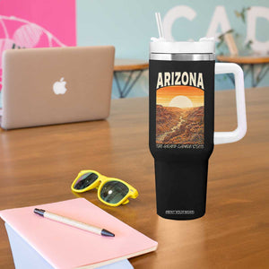 Arizona Souvenir Grand Canyon State Tumbler With Handle Saguaro Cactus Road Trip TS12 Print Your Wear