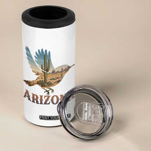 Arizona Desert Wren Bird 4 in 1 Can Cooler Tumbler Cactus Landscape Rustic Western TS12 Print Your Wear