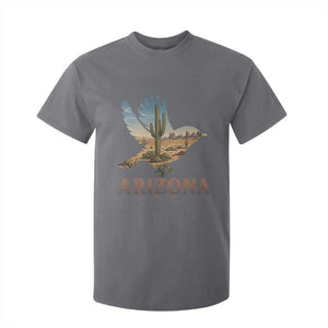 Arizona Desert Wren Bird T Shirt For Kid Cactus Landscape Rustic Western TS12 Charcoal Print Your Wear