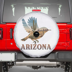 Arizona Desert Wren Bird Spare Tire Cover Cactus Landscape Rustic Western TS12 Black Print Your Wear