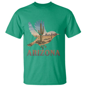 Arizona Desert Wren Bird T Shirt Cactus Landscape Rustic Western TS12 Irish Green Print Your Wear