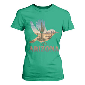Arizona Desert Wren Bird T Shirt For Women Cactus Landscape Rustic Western TS12 Irish Green Print Your Wear
