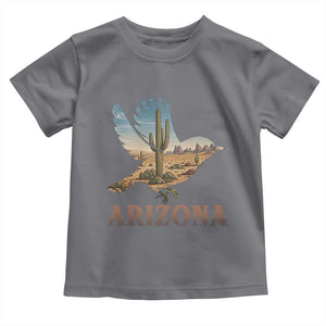 Arizona Desert Wren Bird Toddler T Shirt Cactus Landscape Rustic Western TS12 Charcoal Print Your Wear