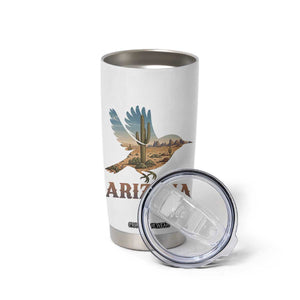 Arizona Desert Wren Bird Tumbler Cup Cactus Landscape Rustic Western TS12 Print Your Wear