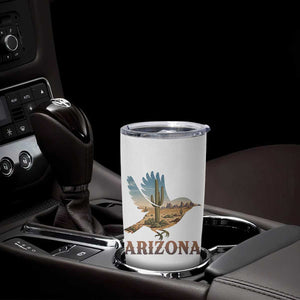 Arizona Desert Wren Bird Tumbler Cup Cactus Landscape Rustic Western TS12 Print Your Wear