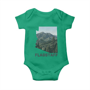 San Francisco Peaks Flagstaff Arizona Baby Onesie Vintage Mountain Landscape Gift TS12 Irish Green Print Your Wear