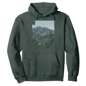 San Francisco Peaks Flagstaff Arizona Hoodie Vintage Mountain Landscape Gift TS12 Dark Forest Green Print Your Wear