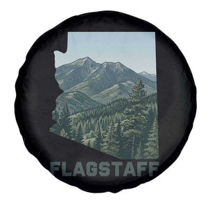San Francisco Peaks Flagstaff Arizona Spare Tire Cover Vintage Mountain Landscape Gift TS12 Print Your Wear