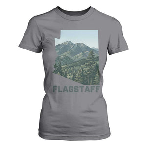 San Francisco Peaks Flagstaff Arizona T Shirt For Women Vintage Mountain Landscape Gift TS12 Charcoal Print Your Wear