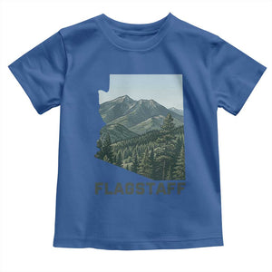 San Francisco Peaks Flagstaff Arizona Toddler T Shirt Vintage Mountain Landscape Gift TS12 Royal Blue Print Your Wear