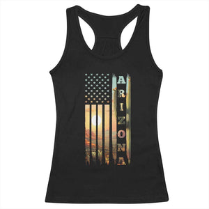 Patriotic Arizona State Flag Racerback Tank Top Southwest Landscape Gift TS12 Black Print Your Wear