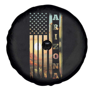 Patriotic Arizona State Flag Spare Tire Cover Southwest Landscape Gift TS12 Print Your Wear