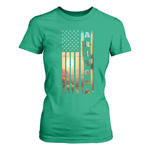 Patriotic Arizona State Flag T Shirt For Women Southwest Landscape Gift TS12 Irish Green Print Your Wear