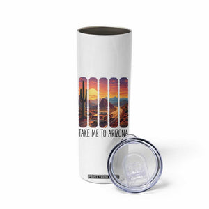 Arizona Desert Cactus Western Adventure Skinny Tumbler Take Me To AZ TS12 Print Your Wear