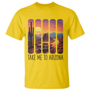 Arizona Desert Cactus Western Adventure T Shirt Take Me To AZ TS12 Daisy Print Your Wear