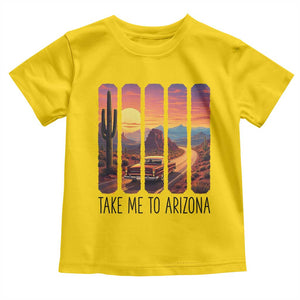Arizona Desert Cactus Western Adventure Toddler T Shirt Take Me To AZ TS12 Daisy Print Your Wear