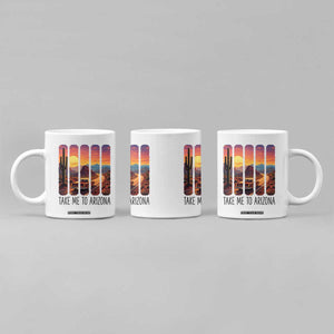 Arizona Desert Cactus Western Adventure Coffee Mug Take Me To AZ TS12 Print Your Wear