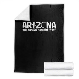 Arizona State Pride Throw Blanket The Grand Canyon State Souvenir TS12 Black Print Your Wear
