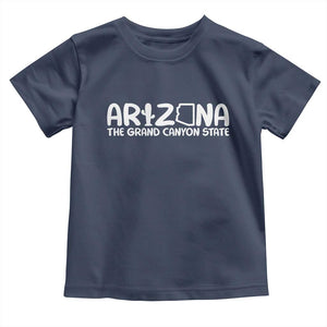 Arizona State Pride Toddler T Shirt The Grand Canyon State Souvenir TS12 Navy Print Your Wear