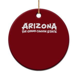 Southwest Soul Arizonan Heritage Ceramic Ornament The Grand Canyon State Souvenir TS12 1pc Red Print Your Wear