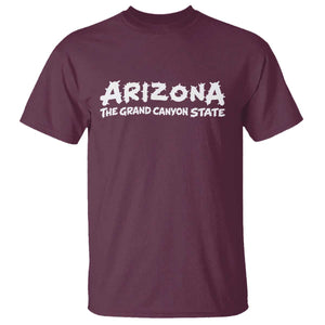 Southwest Soul Arizonan Heritage T Shirt The Grand Canyon State Souvenir TS12 Maroon Print Your Wear