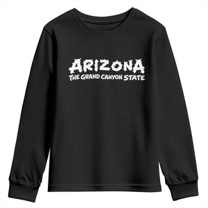 Southwest Soul Arizonan Heritage Youth Sweatshirt The Grand Canyon State Souvenir TS12 Black Print Your Wear