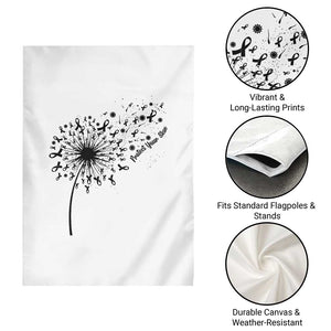 Protect Your Skin Garden Flag Melanoma Awareness Dandelion Gift TS12 Print Your Wear
