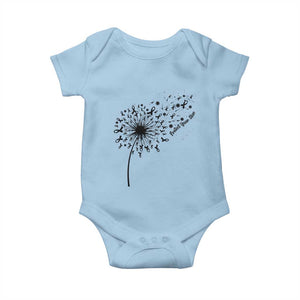 Protect Your Skin Baby Onesie Melanoma Awareness Dandelion Gift TS12 Light Blue Print Your Wear
