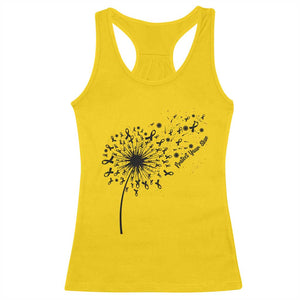 Protect Your Skin Racerback Tank Top Melanoma Awareness Dandelion Gift TS12 Daisy Print Your Wear