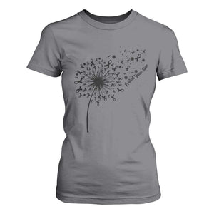 Protect Your Skin T Shirt For Women Melanoma Awareness Dandelion Gift TS12 Charcoal Print Your Wear