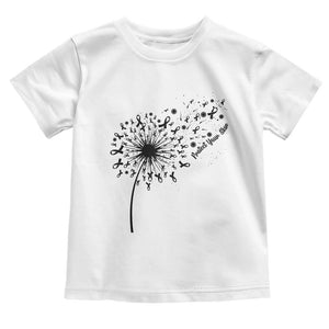 Protect Your Skin Toddler T Shirt Melanoma Awareness Dandelion Gift TS12 White Print Your Wear