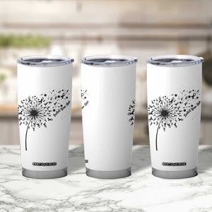 Protect Your Skin Tumbler Cup Melanoma Awareness Dandelion Gift TS12 Print Your Wear