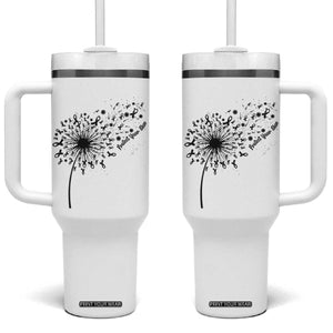 Protect Your Skin Tumbler With Handle Melanoma Awareness Dandelion Gift TS12 One Size: 40 oz White Print Your Wear