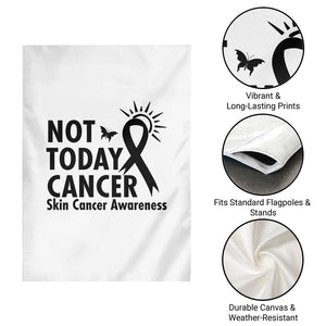 Melanoma Awareness Skin Cancer Warrior Garden Flag Not Today Cancer TS12 Print Your Wear