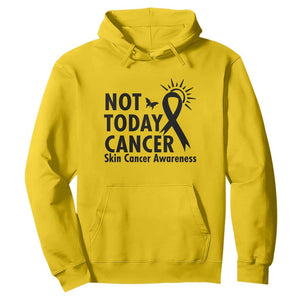 Melanoma Awareness Skin Cancer Warrior Hoodie Not Today Cancer TS12 Daisy Print Your Wear