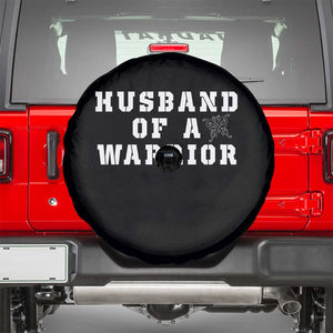 Husband Of A Warrior Spare Tire Cover Melanoma Awareness Wife Support TS12 Black Print Your Wear