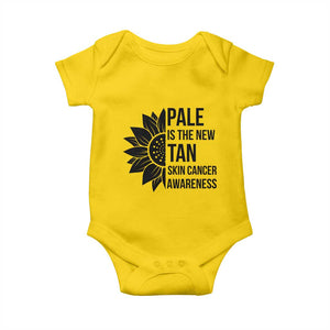Skin Cancer Survivor Warrior Baby Onesie Pale Is The New Tan TS12 Daisy Print Your Wear