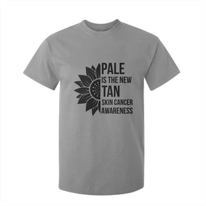 Skin Cancer Survivor Warrior T Shirt For Kid Pale Is The New Tan TS12 Sport Gray Print Your Wear