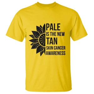 Skin Cancer Survivor Warrior T Shirt Pale Is The New Tan TS12 Daisy Print Your Wear