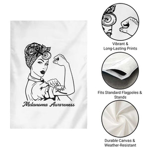 Melanoma Awareness Strong Woman Garden Flag Feminist Warrior TS12 Print Your Wear