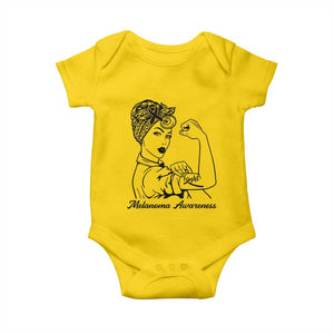 Melanoma Awareness Strong Woman Baby Onesie Feminist Warrior TS12 Daisy Print Your Wear