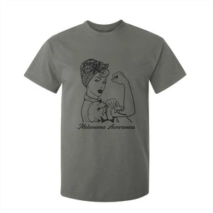 Melanoma Awareness Strong Woman T Shirt For Kid Feminist Warrior TS12 Military Green Print Your Wear