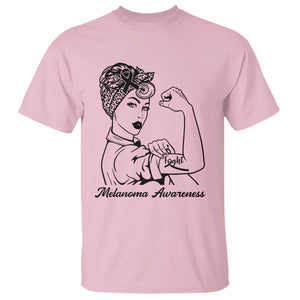Melanoma Awareness Strong Woman T Shirt Feminist Warrior TS12 Light Pink Print Your Wear