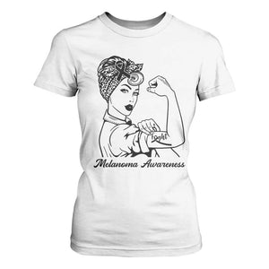 Melanoma Awareness Strong Woman T Shirt For Women Feminist Warrior TS12 White Print Your Wear